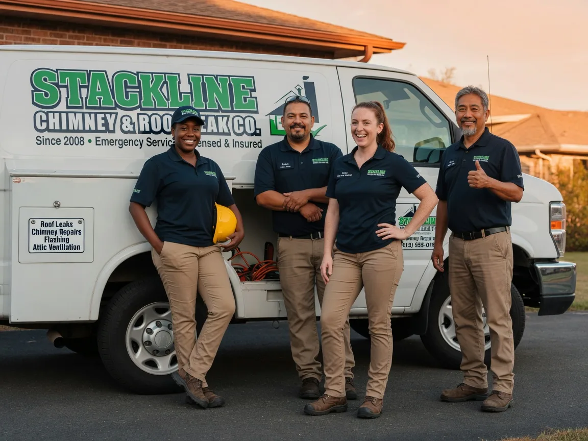 Chimney flashing repair company in New Berlin, IL